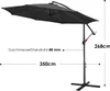Jayseuw Parasol pivotant à 360° Ø3,5 m Parasol avec Voir les images du produit 2