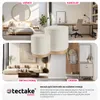 tectake® Sada 2 taburetů s úložným prostorem Orchidej s Náhled obrázku produktu 8