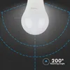 v_tac 10x E27 LED-Glühbirne 8,5W 806lm 4000K A60 Weiß IP20 Produktbild-Vorschau 5