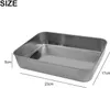 Ofenblech,Backblech Mit Deckel,Backform Aus Edelstahl Mit Produktbild-Vorschau 2