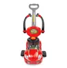 A red toy car with a push handle, shown from the front. Anteprima dell’immagine prodotto