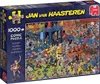 Jan van Haasteren - Rollschuh Disco - 1000 Teile Puzzle Produktbild-Vorschau 1