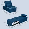Sofa rozkładana HOMCOM 3 w 1 z funkcją spania, rozkładana Podgląd zdjęcia produktu 3