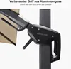 PURPLE LEAF Ampelschirm 300 x 300 cm Sonnenschirm mit LED Produktbild-Vorschau 5