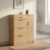Botník TAMI, 90 x 125 x 28 cm, hnědá Náhled obrázku produktu 3