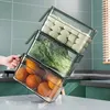 sada 3 priehľadných boxov na organizovanie chladničky so Náhľad obrázku produktu 7