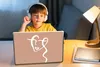 MuchoWow® Laptop Aufkleber Sticker Cover Frau - Gesicht - Produktbild-Vorschau 3
