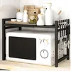 Mikrowellenregal aus Metall - 39-60 cm - Ausziehbares Produktbild-Vorschau 7