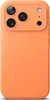 A close-up, studio shot of an orange iPhone case. Náhled obrázku produktu