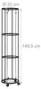 Relaxdays, portaball, dimensioni: 148,5 x 33 cm, 4 ruote Anteprima dell’immagine prodotto 4