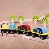 Bigjigs Železničný nákladný vlak s vagónmi a koľajnicami Náhľad obrázku produktu 4