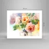 Poster - Poster ohne Rahmen - Rose Blume Garten - 50x40 cm Produktbild-Vorschau 4