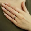 0,17 Carat Diamant Solitär Ring 14 Karat Weißgold Produktbild-Vorschau 2