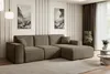 ALTDECOR Ecksofa in L-Form SERRA-L - 266x169x80 cm Braun - Produktbild-Vorschau 3