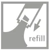 An icon showing a bottle being refilled. Produktbild-Vorschau