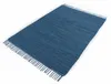 Flickenteppich Kelim Chindi Uni Blau 60x90 cm, handgewebt | Produktbild-Vorschau 2
