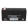 Multipower MP3-8 olověná baterie 8 V 3000mAh se 2 Faston Náhled obrázku produktu 9