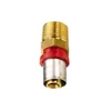 A close-up studio shot of a plumbing fitting. Anteprima dell’immagine prodotto
