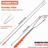 5 Stück Grillspieße, ausziehbar, 32 cm – 115 cm, Edelstahl, Produktbild-Vorschau 2