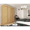 BEAUTYSOFA | Skříň MARIO 240 cm dub Artisan – moderní skříň Náhled obrázku produktu 2