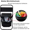 3-in-1 Faltbarer Kühlbox-Stuhl mit Rückenlehne und Produktbild-Vorschau 5