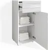 Vicco Midischrank Freddy, 36 x 79 cm, Weiß Hochglanz Produktbild-Vorschau 8
