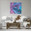Bild auf Leinwand - Leinwandbild - Einteilig - Blätter Rosa Produktbild-Vorschau 6