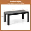 COSTWAY Esstisch 160x80cm, großer Tisch, rechteckiger Produktbild-Vorschau 7