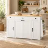 Mueble aparador Merax, isla de cocina, carro de servicio Vista previa de la imagen del producto 3