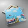Bild auf Leinwand - Leinwandbild - Boot Anker Wolken Junge Produktbild-Vorschau 2