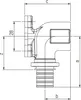 REHAU Wandwinkel, RAUTITAN RX+ 16, Rp 1/2, mit Produktbild-Vorschau 3