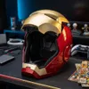 Iron Man Helm Maske, gold-rote Superhelden Replik als Deko, Produktbild-Vorschau 3