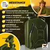 Jerrican en métal 5L Bidon avec bec verseur 24x12x35 cm Voir les images du produit 2