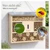 WILDLIFE HOME Wildbienen-Villa mit Metalldach | 2er Set Produktbild-Vorschau 3
