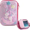 Trousse à crayons extensible Licorne, rose, matériau Voir les images du produit 6
