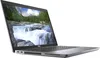 A silver Dell Latitude laptop is shown from a side angle, with its screen displaying a waterfall landscape. Produktbild-Vorschau