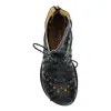 Laura Vita Damen Stiefelette aus Leder mit Lochmuster Produktbild-Vorschau 3