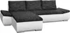 Design Modern Ecksofa L-form Bettfunktion Couch Leder Produktbild-Vorschau 1