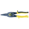 A pair of tin snips with yellow and black handles, isolated on a white background. Anteprima dell’immagine prodotto