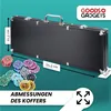 Profi Pokerkoffer Pokerset Schwarz mit 500 Chips (12g Produktbild-Vorschau 6