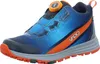 A single blue and orange children's boot with a grey sole is shown against a white background. Produktbild-Vorschau