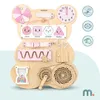 Drevená senzorická doska s medvedíkom, montessori doska na Náhľad obrázku produktu 2
