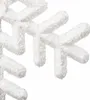 Vánoční ozdoby - Vločky se třpytkami bílé, 10cm, sada 3ks Náhled obrázku produktu 4