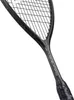 A close-up shot of a black squash racket against a white background. Produktbild-Vorschau