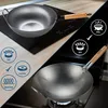 CLP Wok-Set Kohlenstoffstahl, flacher oder runder Boden für Produktbild-Vorschau 7