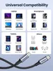 Kabel USB Ugreen USB-C - USB-C Czarny (20478) Produktbild-Vorschau 16