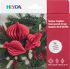 HEYDA Wabendekor-Set "Waben-Tropfen" rot 3 Stück Produktbild-Vorschau 1