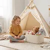 Sada 3 pletených organizérov z bavlny, rozmer 33 x 20 cm Náhľad obrázku produktu 5