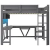 Flieks Poschodová posteľ 90x200cm s písacím stolom a Náhľad obrázku produktu 9