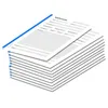 PRICARO Telefonnotizblock, A6 gelocht, blau, 10 Stück Produktbild-Vorschau 1